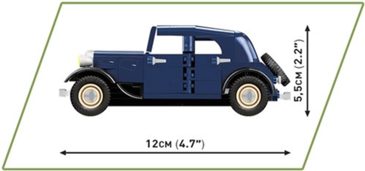 Конструктор Cobi Historical Collection 1934 Citroen Traction 7A 222 елементи (5902251022631) - зображення 5