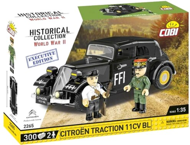 Klocki konstrukcyjne Cobi Historical Collection WWII Citroen Traction 11CV BL 300 elementów (5902251022655) - obraz 1