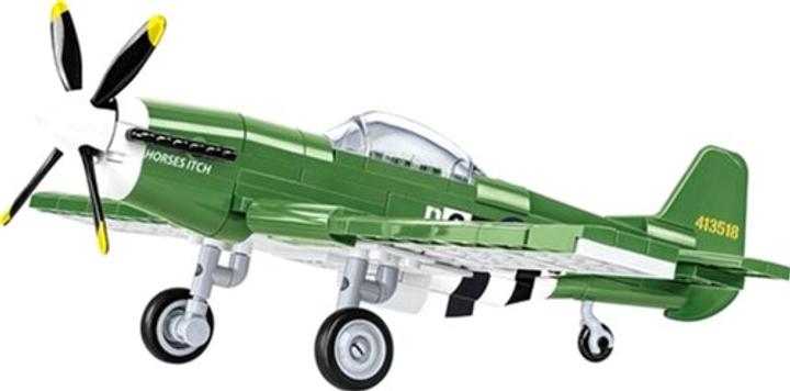 Klocki konstrukcyjne Cobi Historical Collection WWII North American P-51 Mustang 152 elementy (5902251058609) - obraz 7