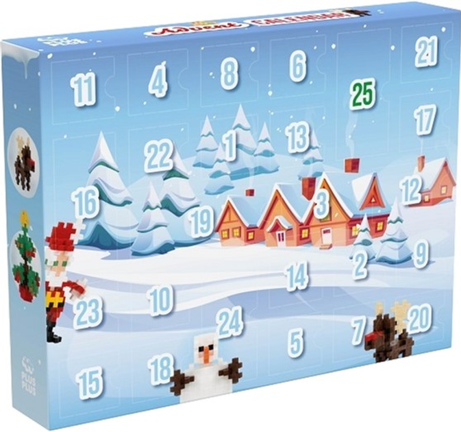 Конструктор Plus Plus Advent Calendar 600 елементів (5710409105408) - зображення 4