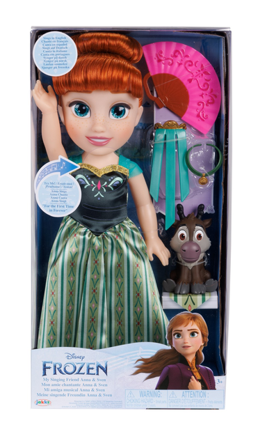 Lalka interaktywna Disney Frozen Anna 38 cm (0192995229822) - obraz 1