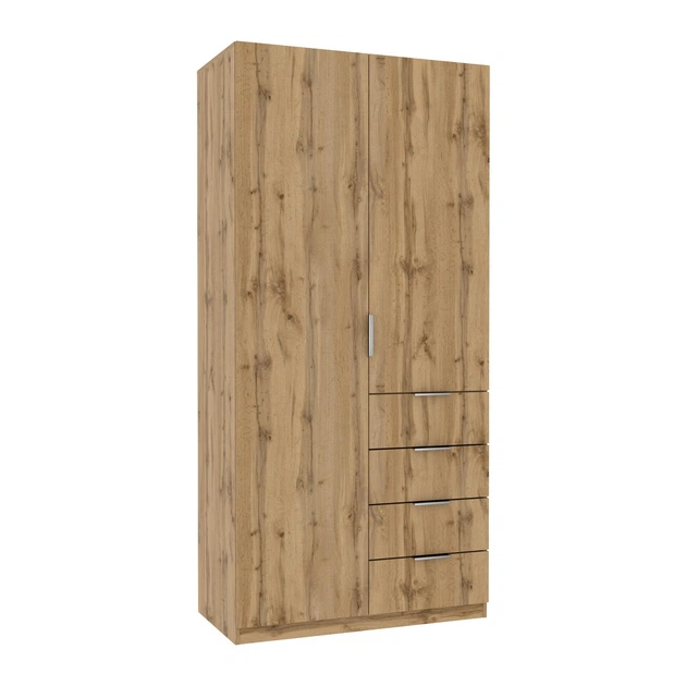 Шкаф Кристал 1 Континент 1000х520х2100 Дуб Аппалачи - изображение 1