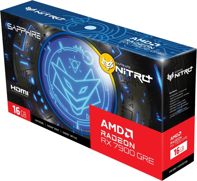 Karta graficzna Sapphire PCI-Ex Radeon RX 7900 GRE Nitro+ OC 16GB GDDR6 (256bit) (2391/18000) (2 x HDMI, 2 x DisplayPort) (11325-02-20G) - obraz 6