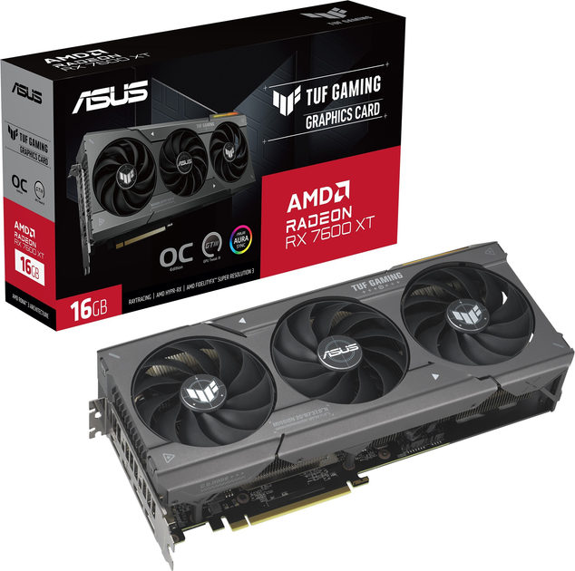 Karta graficzna Asus PCI-Ex Radeon RX 7600 XT TUF Gaming OC Edition 16GB GDDR6 (128bit) (2830/18000) (HDMI, 3 x DisplayPort) (90YV0K20-M0NA00) - obraz 15