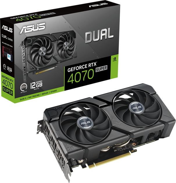 Karta graficzna ASUS PCI-Ex GeForce RTX 4070 Super Dual EVO 12GB GDDR6X (192bit) (2505/21000) (HDMI, 3 x DisplayPort) (90YV0KC1-M0NA00) - obraz 14