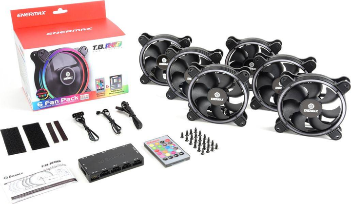 Chłodzenie Enermax T.B.RGB 6 szt (UCTBRGB12-BP6) - obraz 6