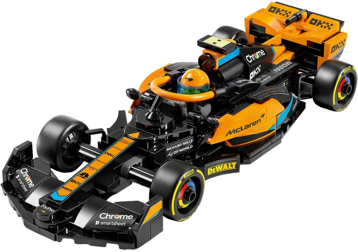 Zestaw klocków LEGO Speed Champions Samochód wyścigowy McLaren Formula 1 wersja 2023 245 elementów (76919) - obraz 3