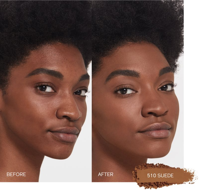 Пудра-основа для обличчя Shiseido Synchro Skin Self Refreshing матуюча 510 Suede 9 г (0729238161276) - зображення 3