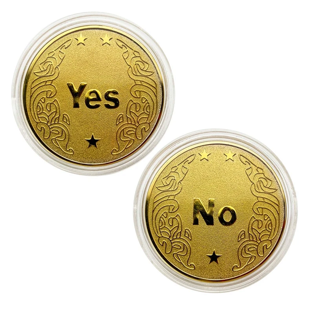 Монета для принятия решений "YES or NO" gld - Фото 4 Монета для принятия решений "YES or NO" gld - изображение 4