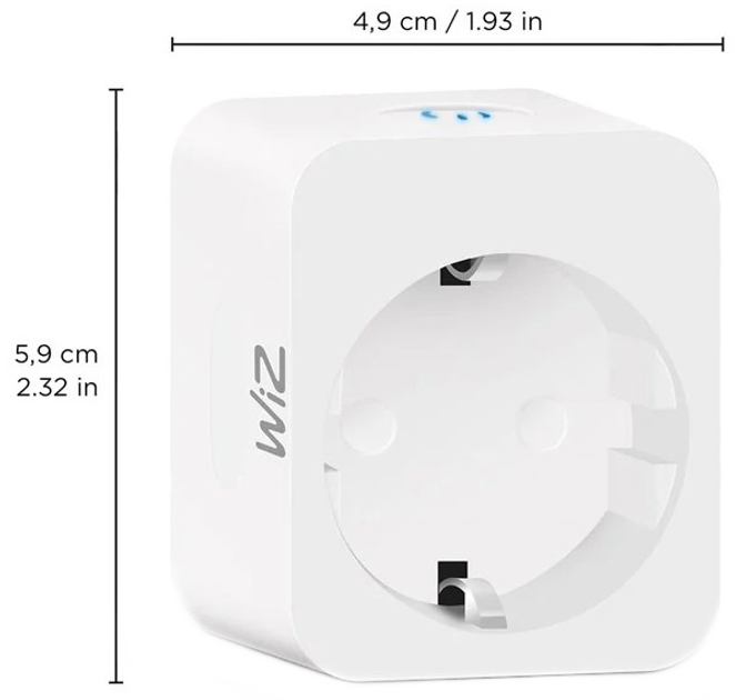 Inteligentne gniazdko WIZ Smart Plug Wi-Fi białe (8719514554795) - obraz 4