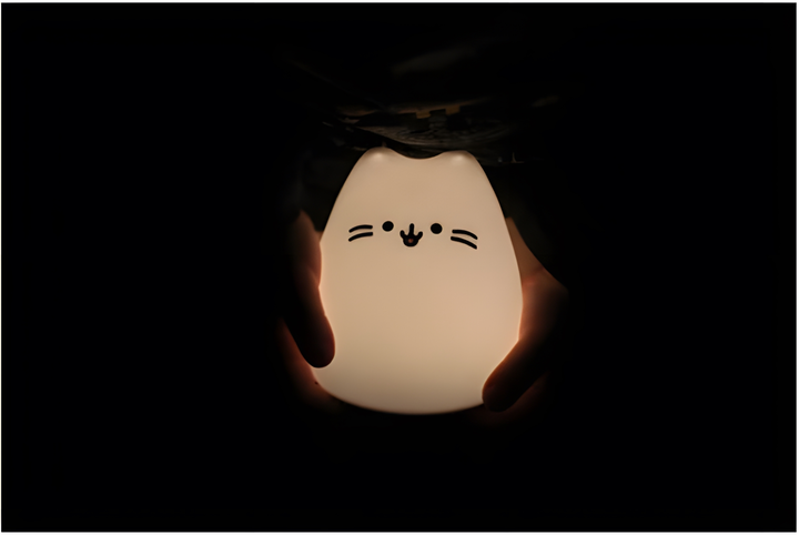 Lampka nocna silikonowa Innogio Kitty Mini LJC-124 (5903317816041) - obraz 2