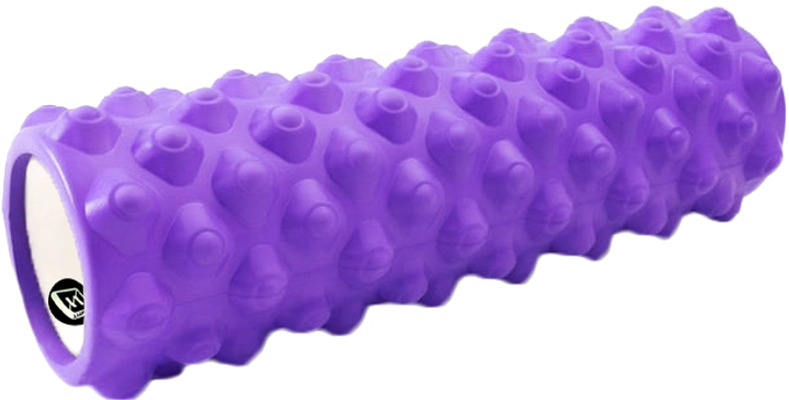 Набор Массажный ролик-валик для МФР и йоги EasyFit Extream 45 см роллер ...