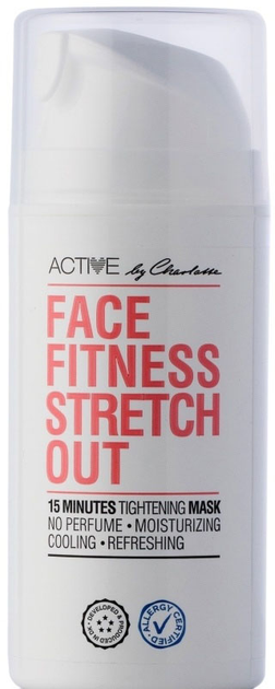 Maseczka nawilżająca do twarzy Active By Charlotte Face Fitness Stretch Out Przeciwzmarszczkowa 100 ml (5711914180379) - obraz 1