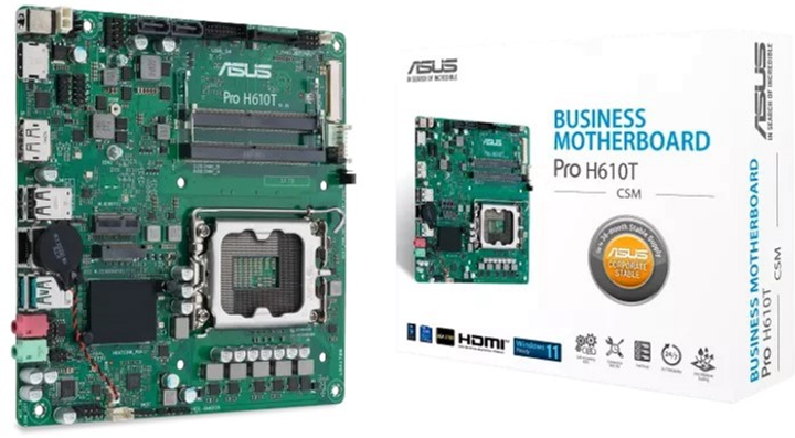 Płyta główna Asus Pro H610T-CSM (s1700, Intel H610, PCI-Ex4) - obraz 6