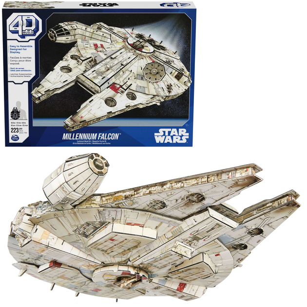 3D Пазл SpinMaster Star Wars Корабель Falcon Millennium (681147013209) - зображення 3