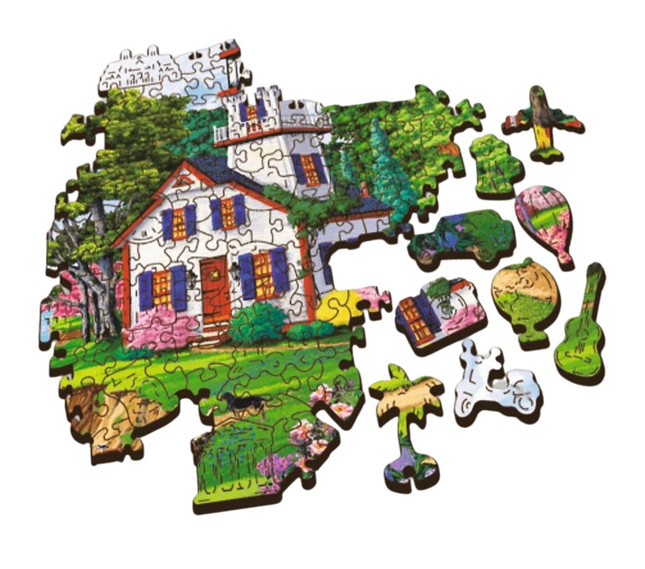 Puzzle Trefl Letnia przystań drewniane 500+1 elementów (5900511201611) - obraz 3