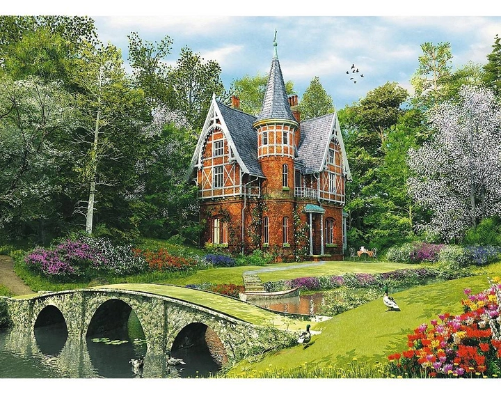 Puzzle Trefl Wiktoriański dom drewniane 1000 elementów (5900511201451) - obraz 2