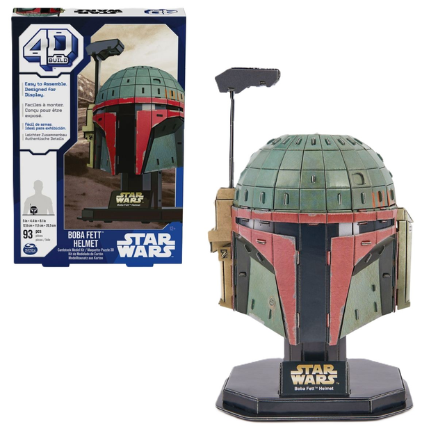 3D Puzzle SpinMaster Star Wars Boba Fett Helm (681147013339) - obraz 2