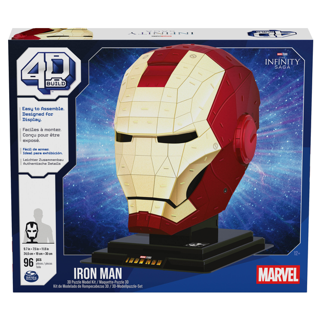 Puzzle konstrukcyjne SpinMaster Marvel Iron Man (681147013254) - obraz 1