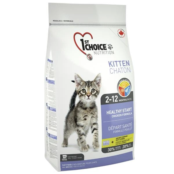 1st Choice Kitten Healthy Start 0.35 кг Фест Чойс сухий корм для кошенят - Фото 1 1st Choice Kitten Healthy Start 0.35 кг Фест Чойс сухий корм для кошенят - зображення 1