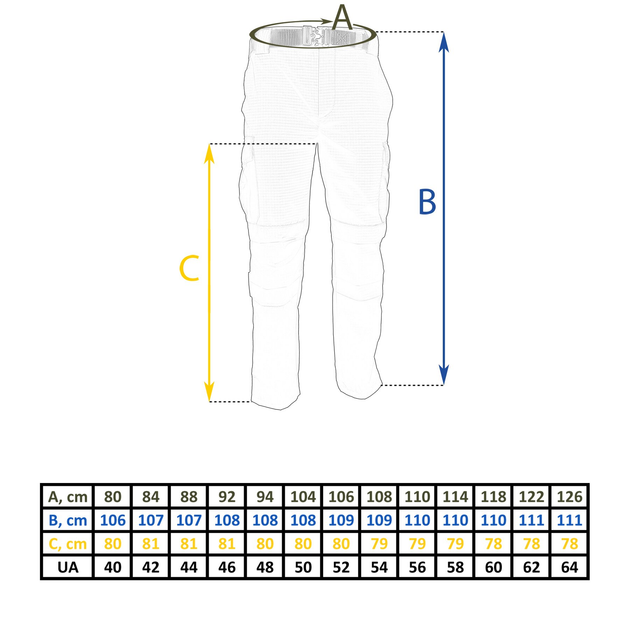 Бойові штани Tailor G3 з наколінниками Мультикам , 48 - зображення 2