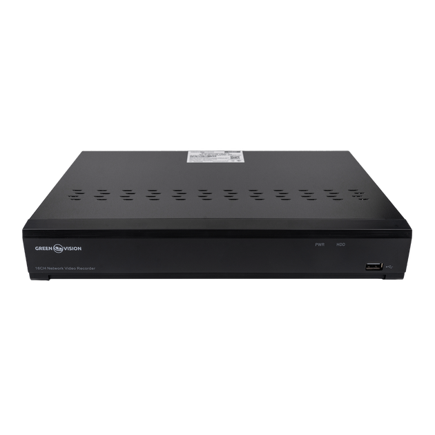 IP відеореєстратор 16-канальний 12MP NVR GreenVision GV-N-I017/16 (A) Ultra AI - Фото 2 IP відеореєстратор 16-канальний 12MP NVR GreenVision GV-N-I017/16 (A) Ultra AI - изображение 2