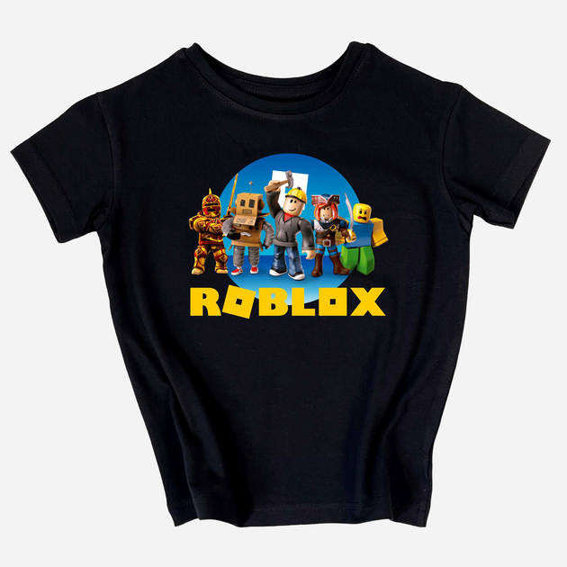 Подростковая футболка для мальчика Спиногрыз Roblox в синем круге №10 ...