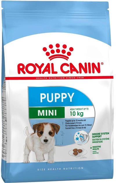 Sucha karma dla szczeniąt małych ras Royal Canin Puppy Mini do 10 miesiąca życia 4 kg (3182550793032) (94479) (30000402) - obraz 1