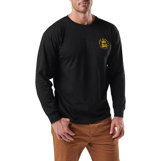 Реглан 5.11 Tactical Fellowship Long Sleeve Black S (76073-019) - зображення 3