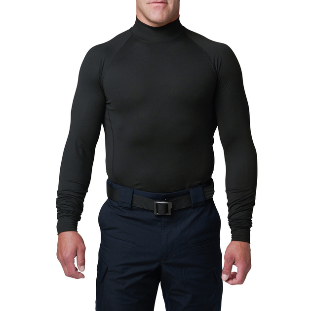 Термореглан 5.11 Tactical Mock Neck Long Sleeve Top XL Black - зображення 1