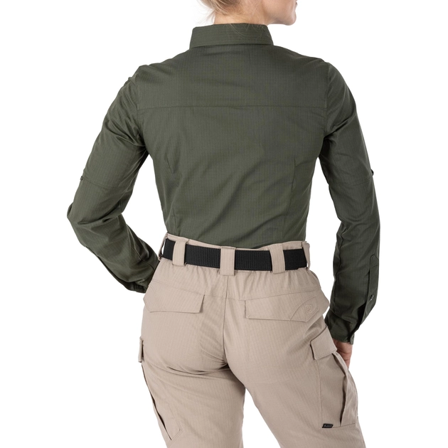 Рубашка тактическая женская 5.11 Tactical Women’s Stryke™ Long Sleeve Shirt L TDU Green - изображение 2