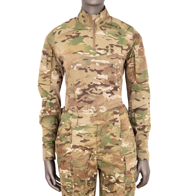 Сорочка тактична під бронежилет жіноча 5.11 Tactical Hot Weather Combat Shirt XS Multicam - зображення 1