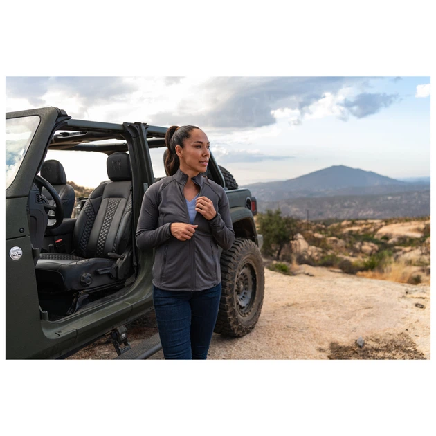 Куртка флісова жіноча 5.11 Tactical Women's Stratos Full Zip S RANGER GREEN - зображення 8