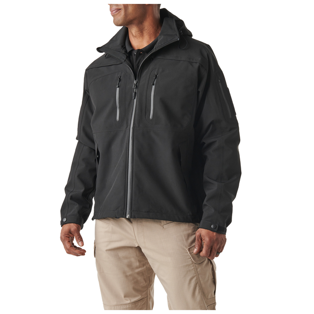Куртка тактическая для штормовой погоды 5.11 Tactical Sabre 2.0 Jacket 3XL Black - изображение 2