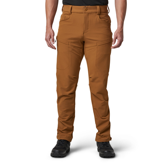 Штани вологозахисні 5.11 Tactical® Cepheus Softshell Pants W38/L32 Pecan - зображення 1