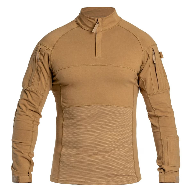 Рубашка тактическая под бронежилет Sturm Mil-Tec Assault Field Shirt L DARK COYOTE - изображение 1