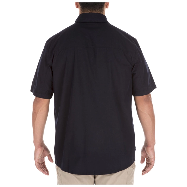Рубашка тактическая с коротким рукавом 5.11 Stryke™ Shirt - Short Sleeve XS Dark Navy - изображение 2