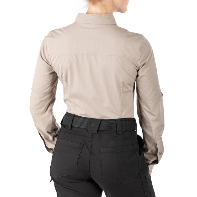 Рубашка тактическая женская 5.11 Tactical Women’s Stryke™ Long Sleeve Shirt XL Khaki - изображение 2