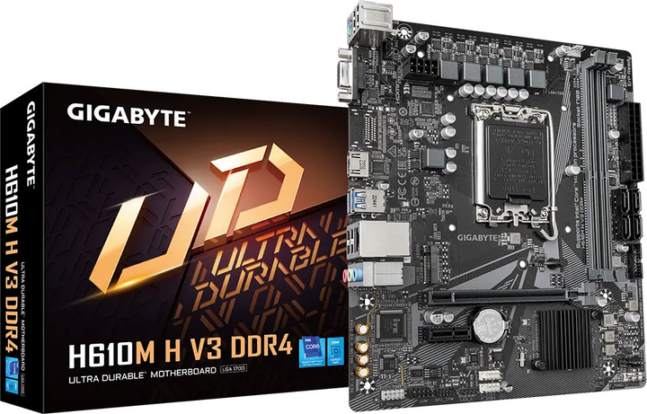 Płyta główna Gigabyte GA-H610M H V3 DDR4 (s1700, Intel H610 Express, PCI-Ex16) (H610M H V3 DDR4) - obraz 5