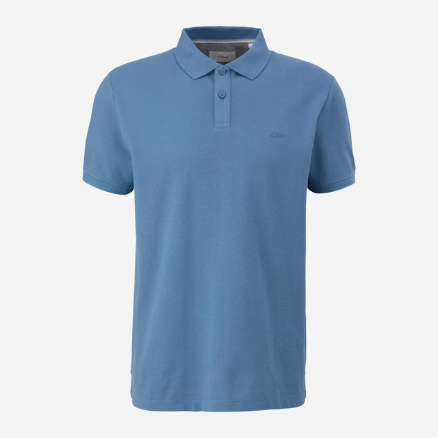 Koszulka polo męska s.Oliver 10.3.11.13.121.2138262-5402 M Niebieska (4099974762102) - obraz 4