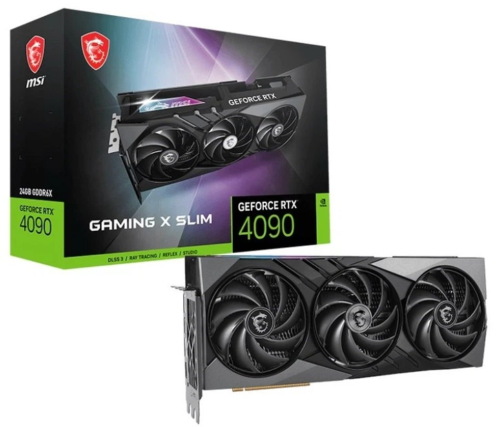 Відеокарта MSI GeForce RTX4090 24GB GAMING X SLIM TRIO (RTX 4090