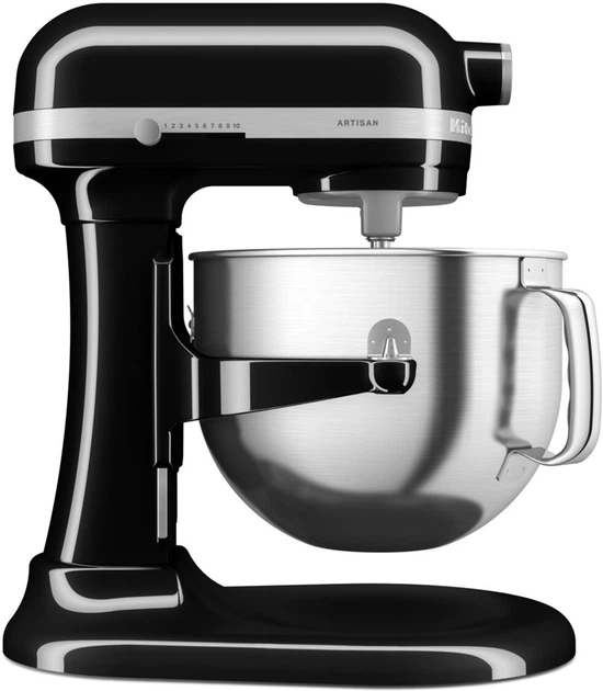 Кухонна машина KitchenAid Artisan 5KSM70SHXEOB з підйомною чашею, чорний - зображення 4
