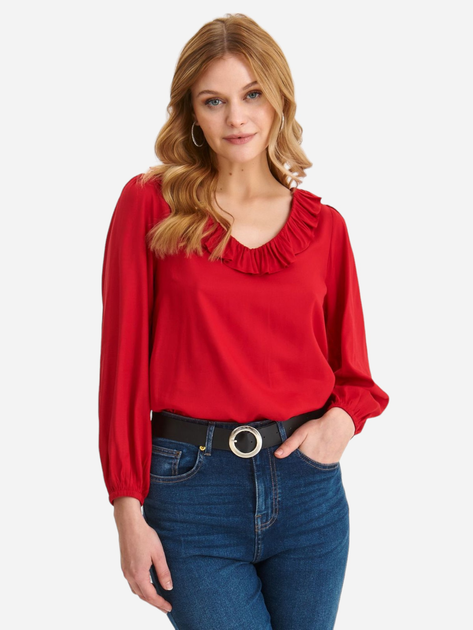 Блузка жіноча Top Secret SBD1522CE 40 Червона (5903411546608) - зображення 1