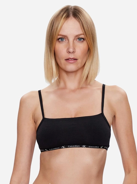 Набір бюстгальтерів-топів без кісточок Calvin Klein Underwear 000QF7215E-BIK S 2 шт Чорний/Тигровий (8720107315761) - зображення 2