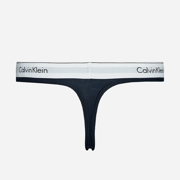 Komplet bielizny damskiej (biustonosz + majtki stringi) Calvin Klein Underwear 000QF6703E-0PP XS Granatowy (8720107899254) - obraz 6