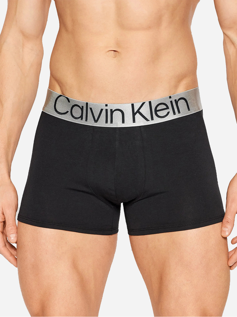 Набір трусів шорти Calvin Klein Underwear 000NB3130A-7V1 M 3 шт Чорний (8719855387236) - зображення 2