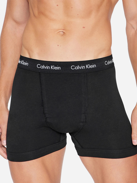 Набір трусів шорти Calvin Klein Underwear 000NB2877A-XWB L 5 шт Чорний (8719853976791) - зображення 2