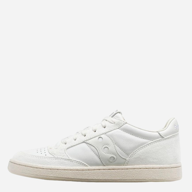 Sneakersy męskie skórzane do kostki Saucony Jazz Court S70671-06 44 (10US) 28 cm Białe (195019033962) - obraz 3