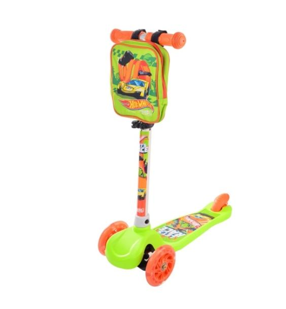 Самокат детский трехколесный Хот Уилс с рюкзаком Hot Wheels и ...
