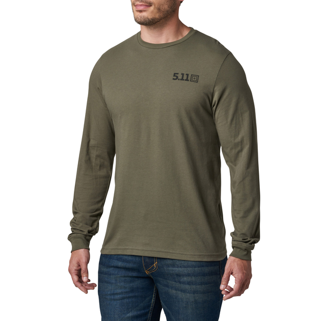 Реглан 5.11 Tactical Served Fresh Long Sleeve RANGER GREEN S (72560-186) - зображення 1